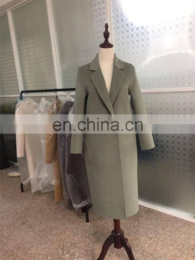 European Hot Sale Winter Clothes Cashmere Coat Comfortable Women Wool Coat