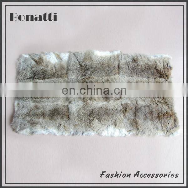High quality rabbit fur plate