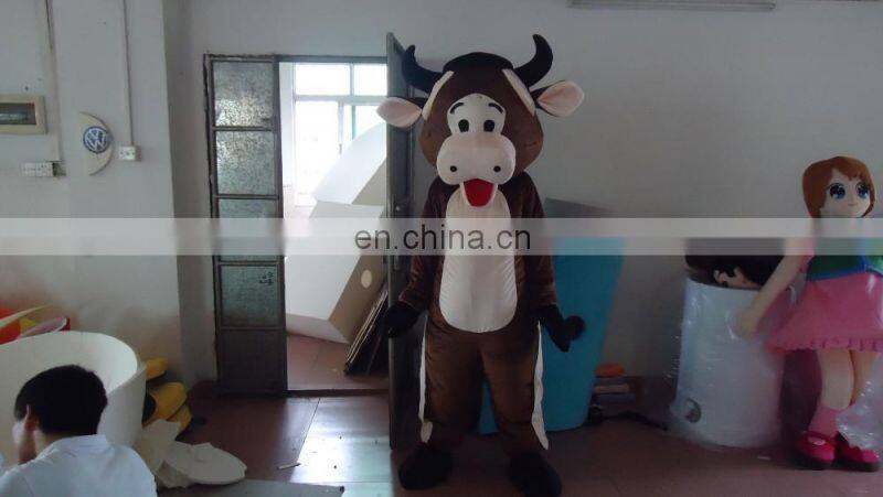 Lovely cow mascot costume,used mascot costumes for sale