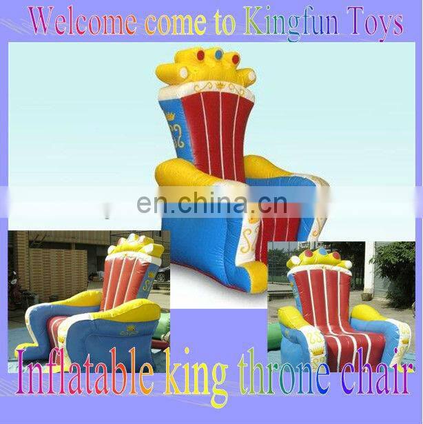 Princess inflatable king chiar for fun