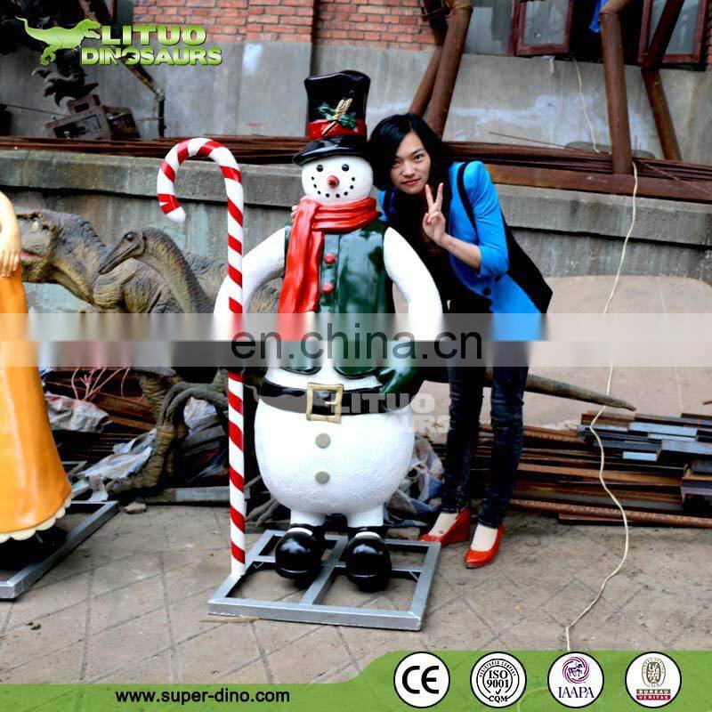 Cute Life Size Artificial Snowman