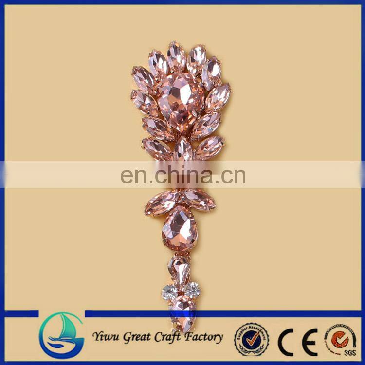 decoration metal and beads linked shoe chains