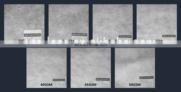 Hot water soluble 100% pva non woven embroidery backing paper with cheap price