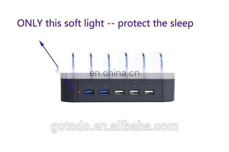 Amazon universal multi port 5 port mobile phone USB charging station