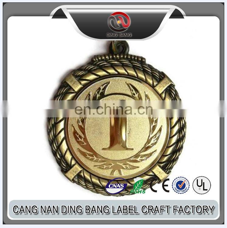 Cheap Antique Bronze Plated Award Medal for Souvenirs