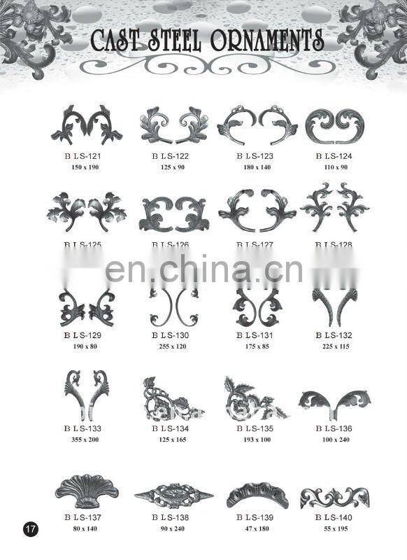 fence iron flowers craft