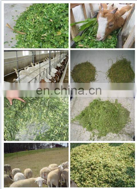 Hey grass shredder machine/home use chaff cutter machine/rice grinding machine with low price