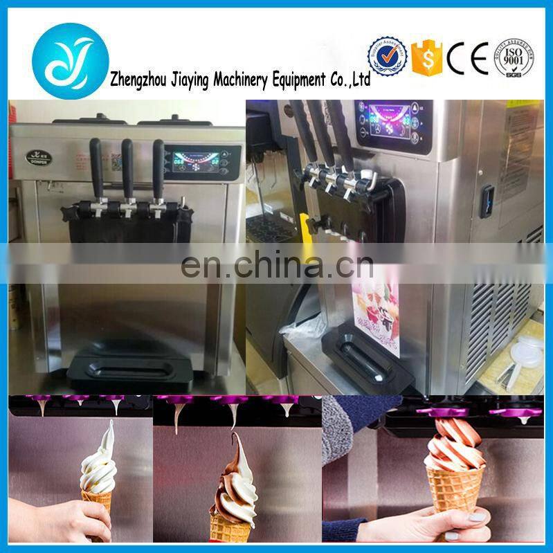 Air pump soft ice cream machine/icecream making machine