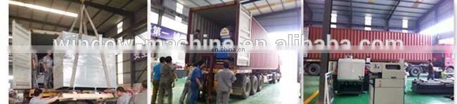 Variable angle profile window welding UPVC machine