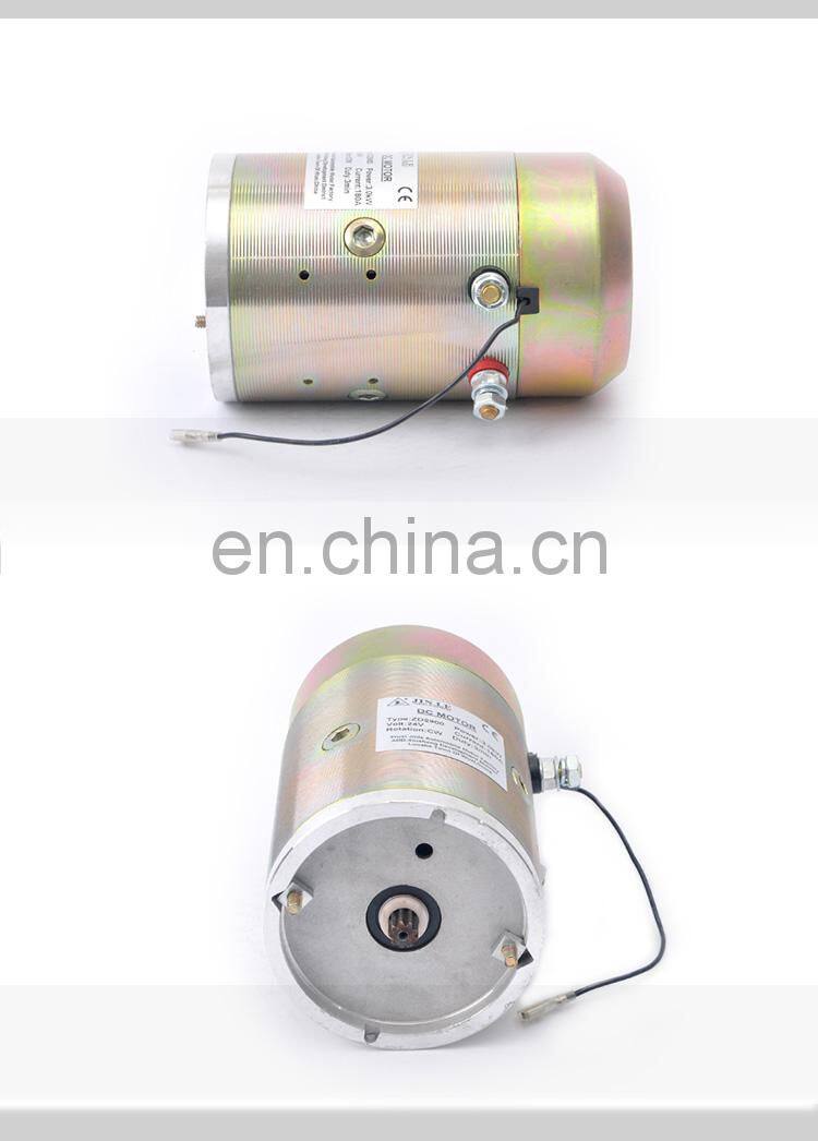 Jinle factory 24V 2.2KW DC Motor For Muck truck