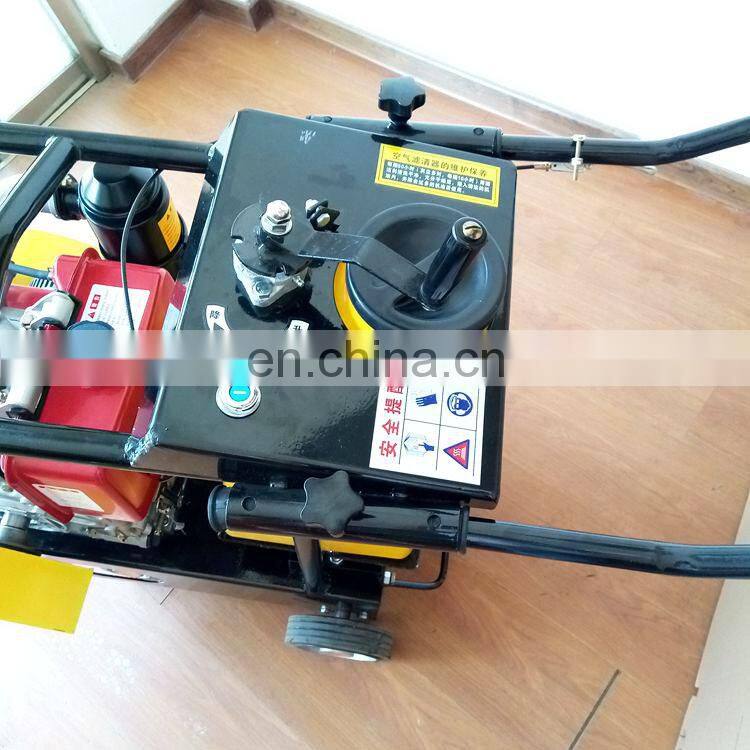 gasoline robin concrete road cutter cutting machine cut 18cm saw for cutting concrete