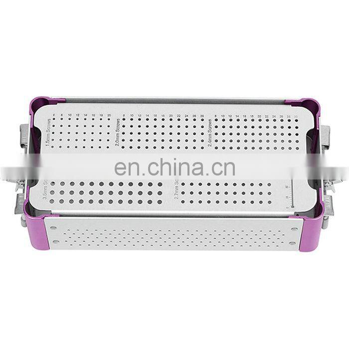 Manufacturer Sales Orthopedic Surgery Veterinary 1.5/2.0/2.4/2.7/3.5 Screw Sterilization Box Container