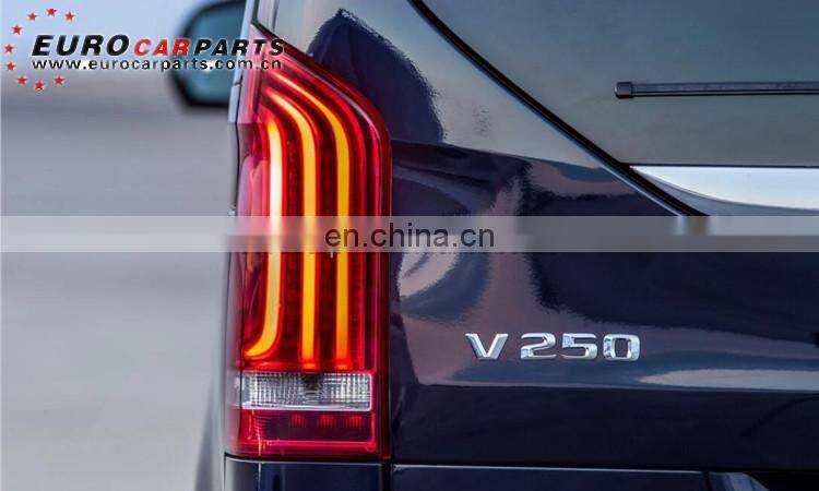 W447 tail lamp for V-class W447 all year V220 V250 V260 Vito upgrade to vertical bar w447 tail light