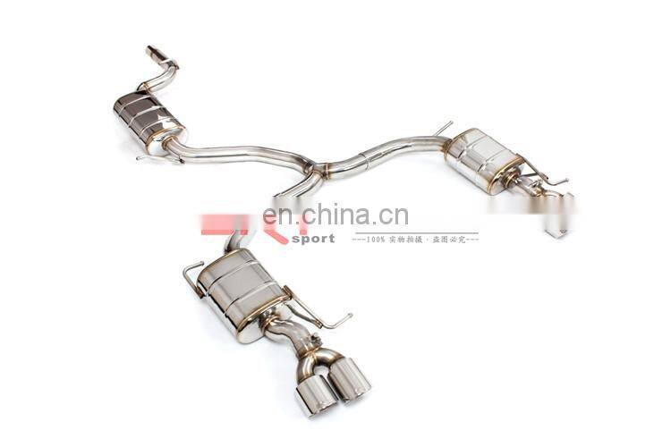 4 exhaust tips for Volkswagen VW Magotan pipe catback with quad double tip