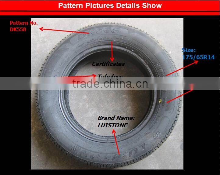China cheap car tire New brand luistone white letters or side PCR tire 155/70r12 195r15c 165/70r12 with certification