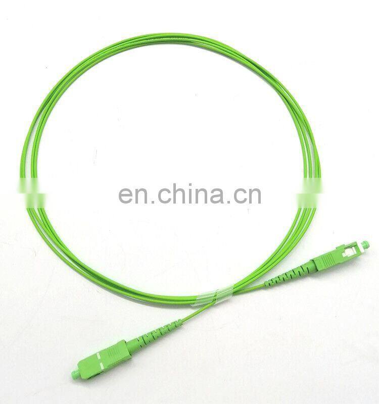 Green Patch Cord SC APC 1.6mm 3.5meter Singlemode Simplex Fiber Optical Cable Jumper Patch Cord