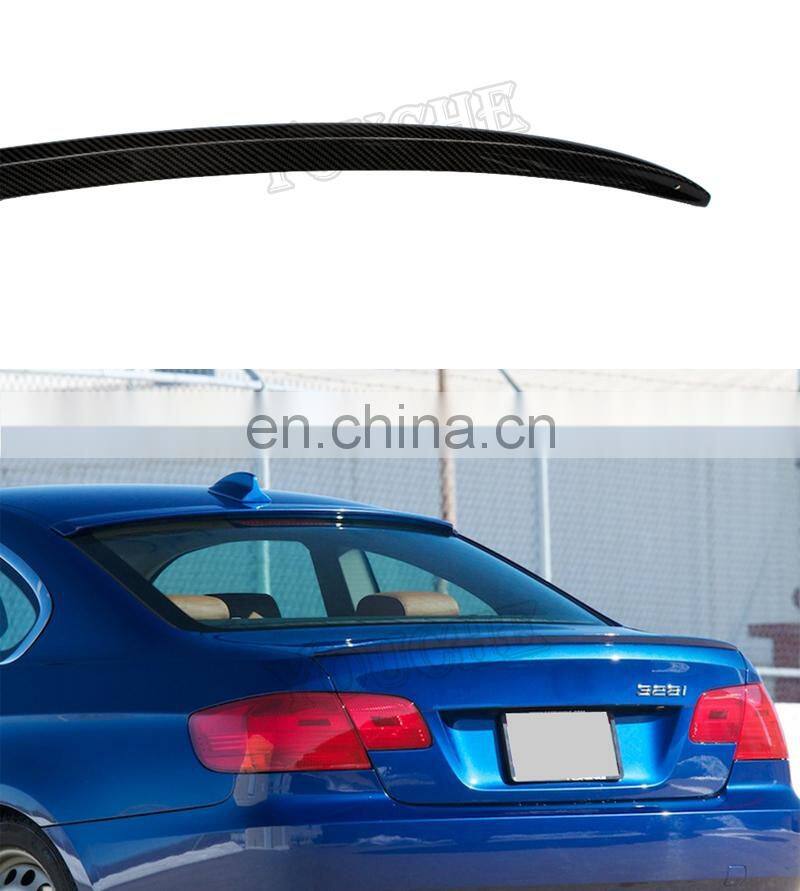 M3 style carbon fiber rear spoiler for BMW 3 series E92 M3 2-door coupe 2006-2013 trunk lip