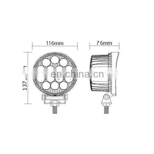 42W 4.5" new led work light spot/flood led driving light