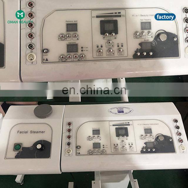 11 in 1 multifunctional beauty instrument/Ultrasonic beauty machine/facial steamer machine with CE certification