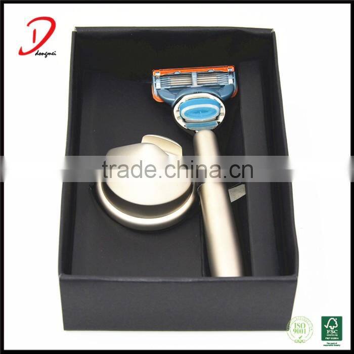 High quality metal handle shaving razor and razor stand