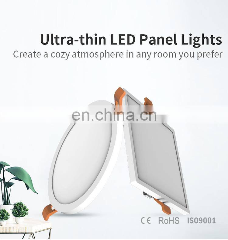 Hot Sale High Brightness Indoor Aluminum Square Square Recessed 6 15 20 W Smd Led Panel Light