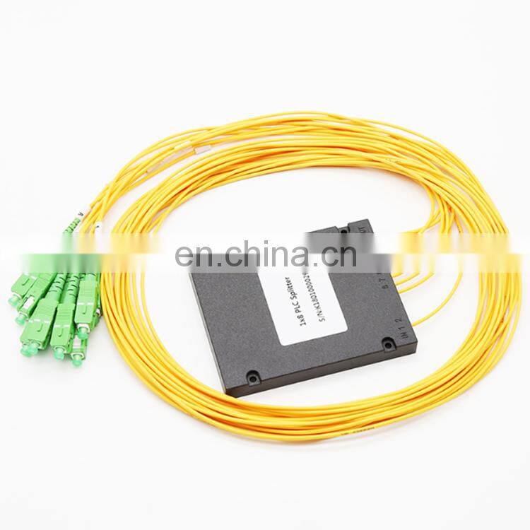 G657A 2.0MM 3.0mm sc/apc abs box type 1*8 Fiber Optical PLC Splitter