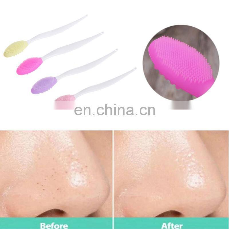 Silicone Lip Scrub Exfolitor Facial Kit for Women Nose Brush