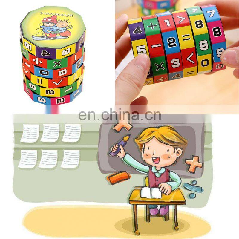 Children Montessori Games Mathematics Numbers Magic Cube Toy Puzzle Game Kids Learning Education Math Toy Fun Calculate Game