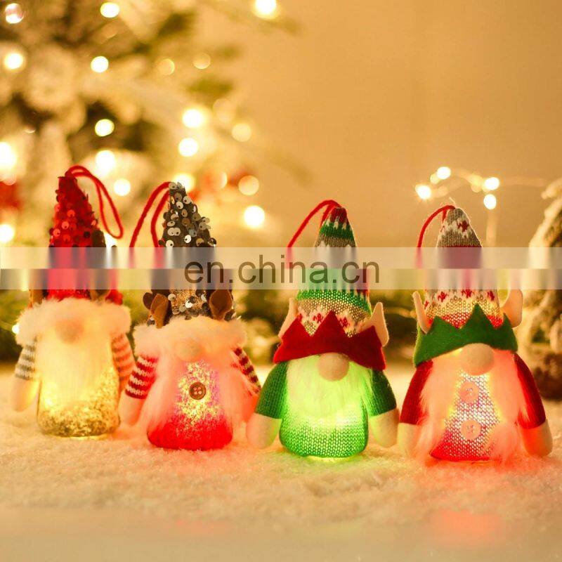 luminous Gnome LED Christmas Faceless Doll Christmas Decoration For Home Christmas Ornament Xmas Gift Navidad New Year 2023