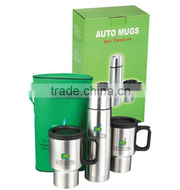 Customize and wholesale best quality stainless steel thermos mug gift sets