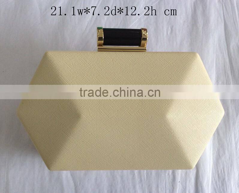 ladies bridal evening bags, pu clutch bag made in china