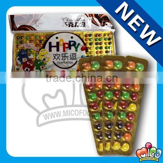 Tablet Colorful Chocolate Bean in bag