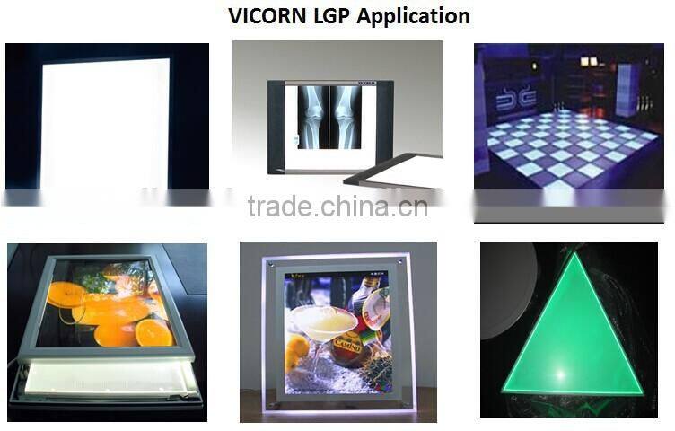 Acrylic Ceiling LED Light Panel, LED illuminated plates, Acrylic PMMA Sheets for Light Guide