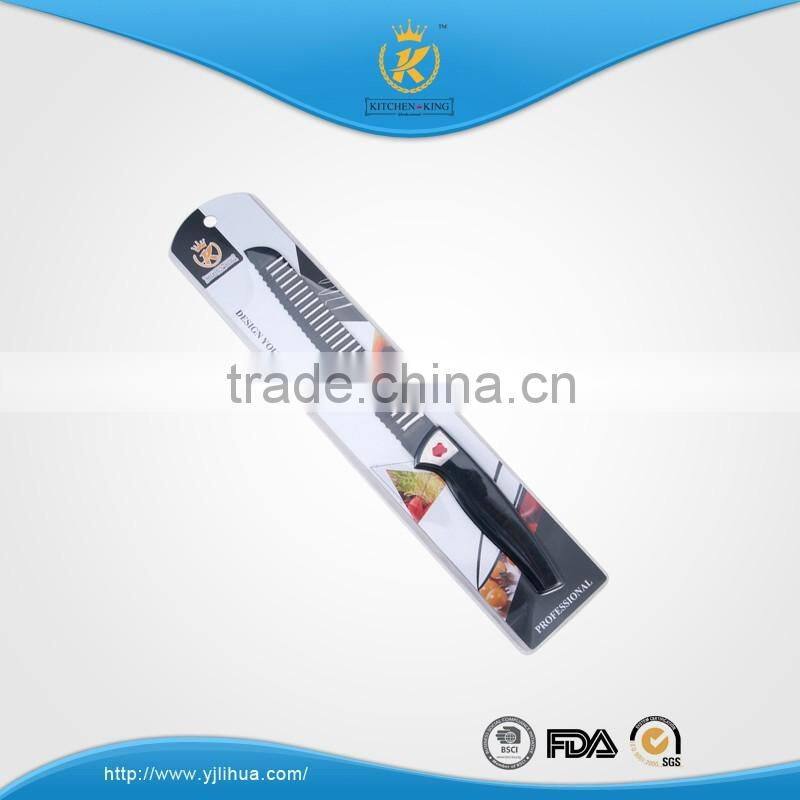 KITCHEN KING non-stick coating rib knife chef/slicer/bread/utility/paring knife