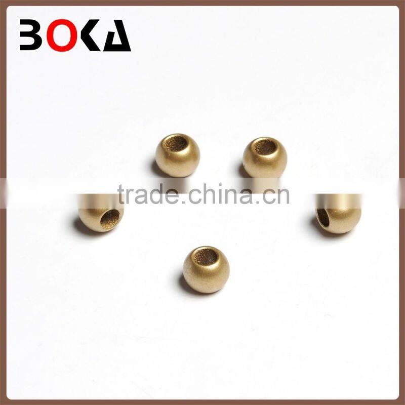 http:// latest design golden round with hole alloy beads // garment beads accessories //