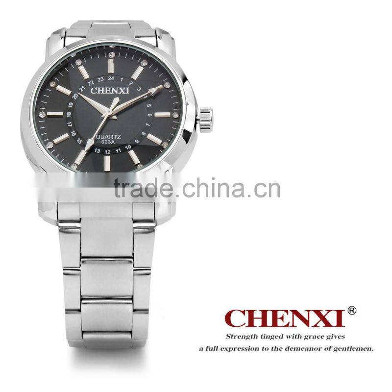 Stainless steel executive sport watch quartz watch with a nice price 023AMS