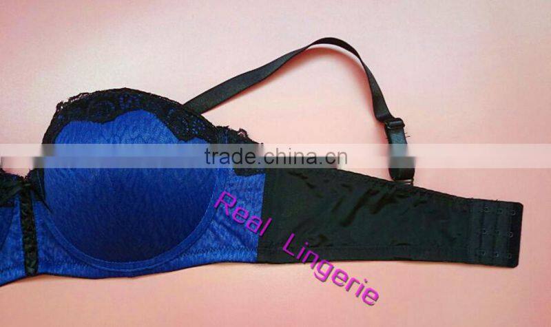 Large Size Leopard Jacquard Lace Underwear Set, Plus Size