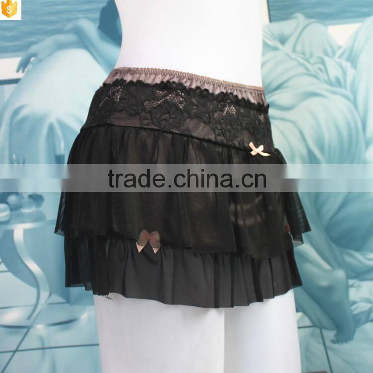 Europe mature women sexy fashion sheer mini tanga