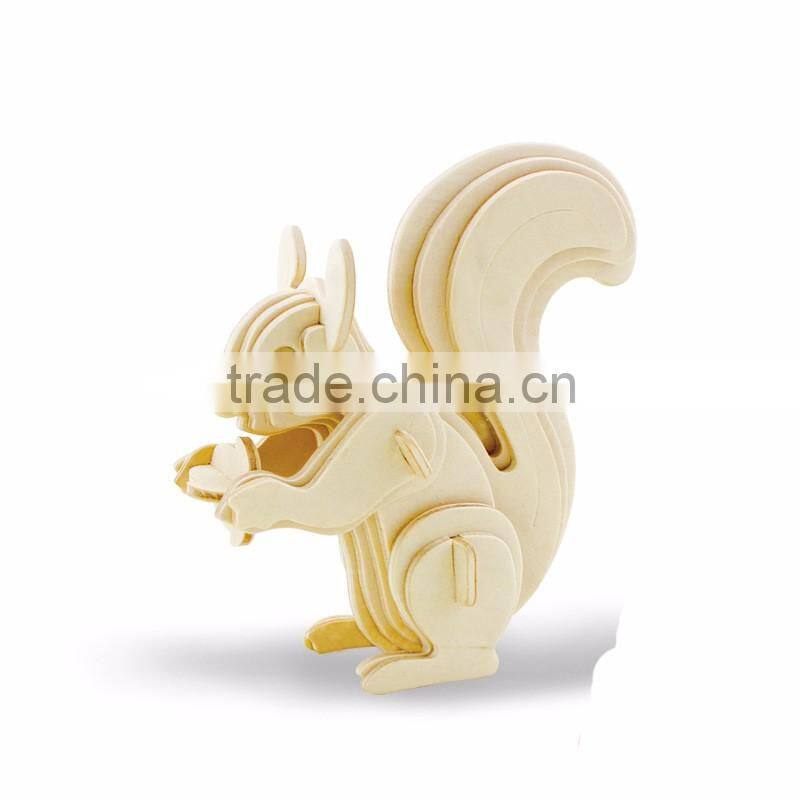 Creative gifts animal wooden craft,wooden model