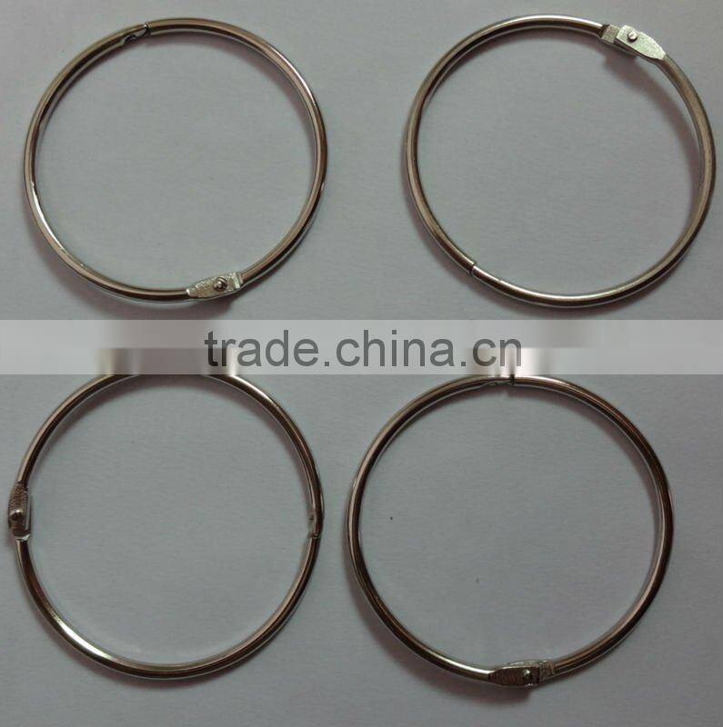 Metal book split ring