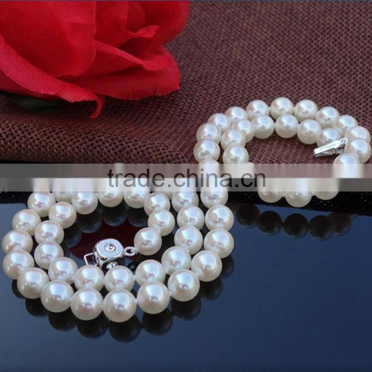 ABS pearls with hole plastic fake pearl beads
