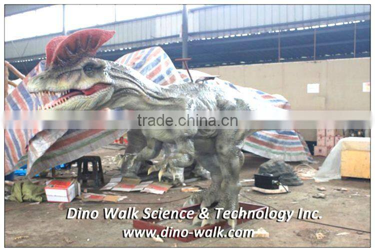 Outdoor entertainment life size realistic robot dinosaur