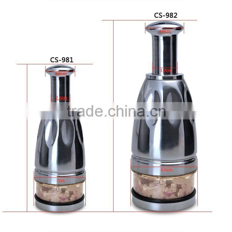 S/S +ABS+PS+PP 23*8*8 Kitchenwares ginger garlic vegetable chopper/vegetable chopper hand/vegetable chopper machine