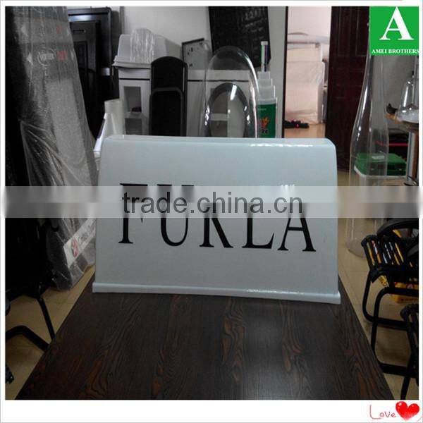 Acrylic advertising vacuum formed plastic light box shop signboard