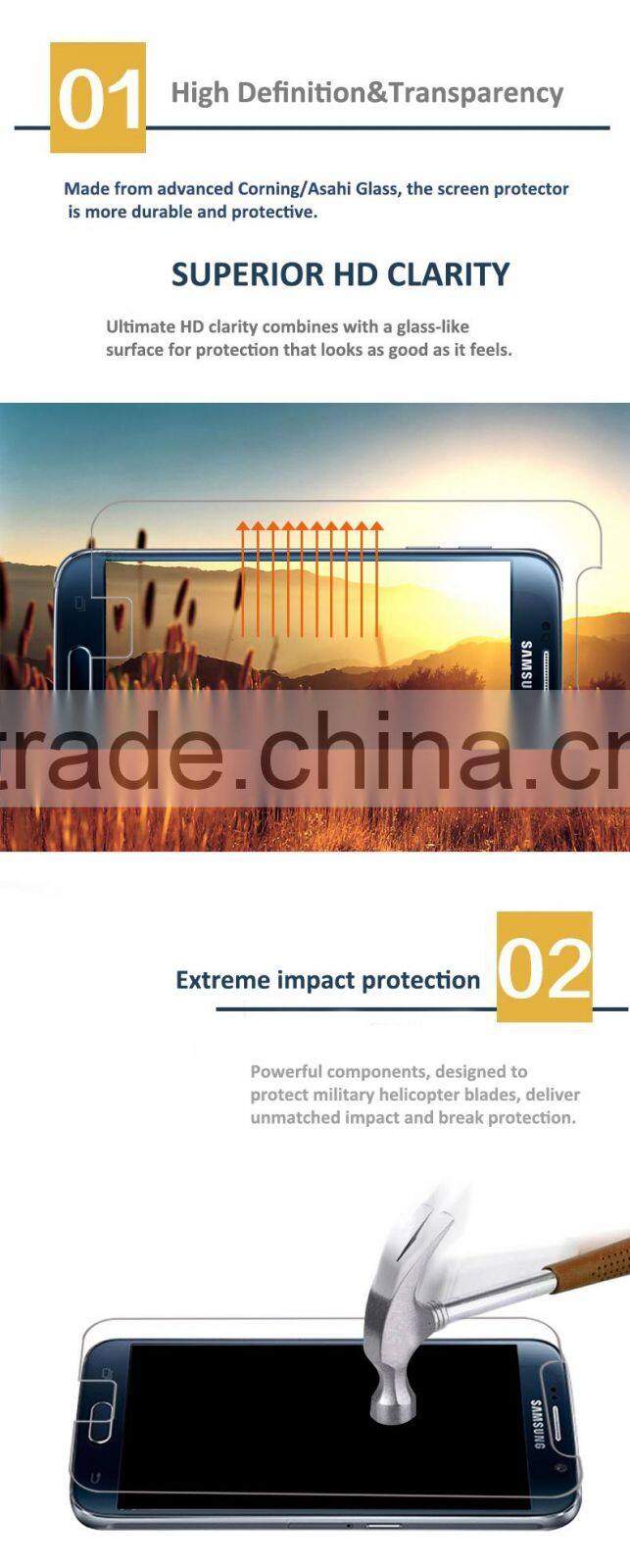 New product 3D Corning glass screen protector for Samsung s7 edge