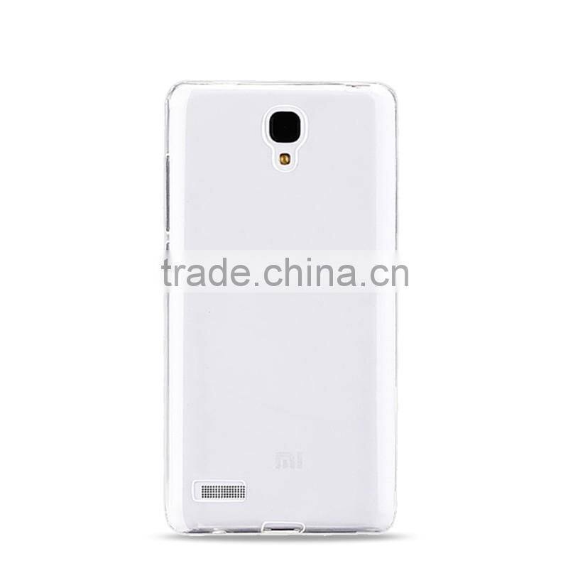 2016 new products Factory direct supple Ultra thin transpatent clear custom tpu case for xiaomi redmi note