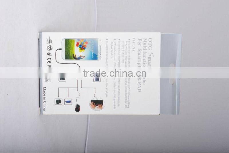 Micro USB 2.0 Hub OTG Card Reader Combo for Samsung I9500 I9220