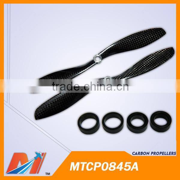 Maytech CF prop 8x4.5inch rc quad copter propeller for multirotor aerial drone