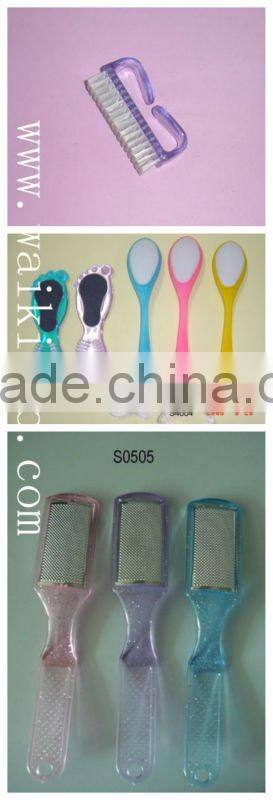 Salon quality nail scrubbing pedicure brush
