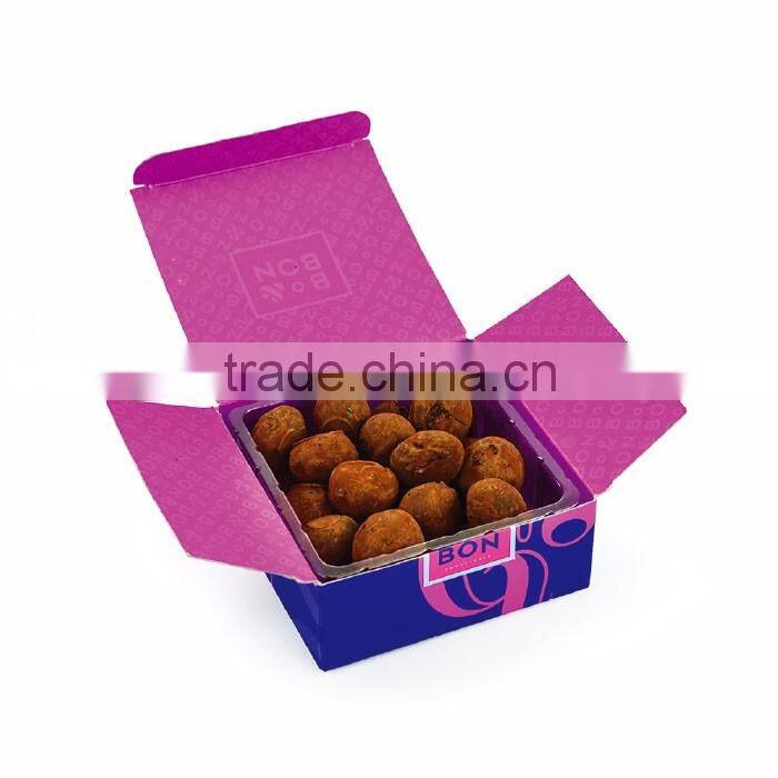 Manufacturer Popular style colorful gift packaging square cardboard box